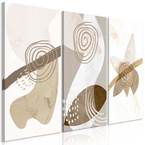 Tableau Trio 90 X 60 Cm - Beige