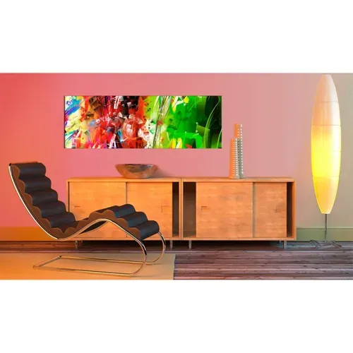 Tableau Les Formes élémentaires 135 X 45 Cm Multicolore