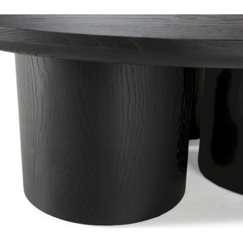 Table Basse élégante En Chêne Noir Thai Natura