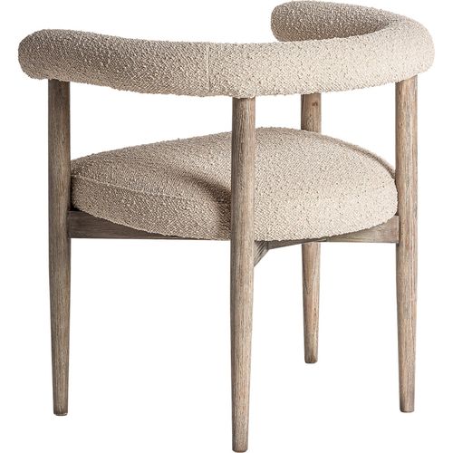 Fauteuil Bullay Style Art Déco En Bois Clair