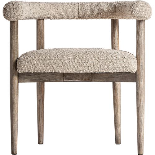 Fauteuil Bullay Style Art Déco En Bois Clair