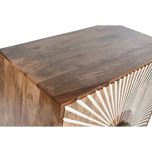 Buffet Scandinave élégant En Bois De Mangue Doré