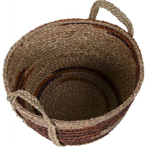 Panier En Jonc De Mer élégant Et Authentique