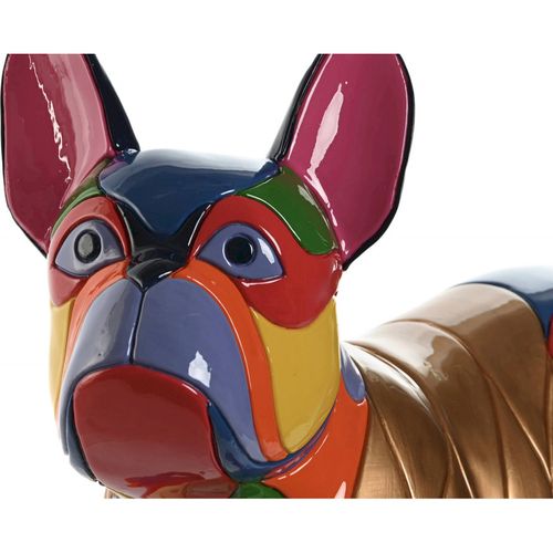 Statue Chien Coloré En Résine Pour Intérieur élégant