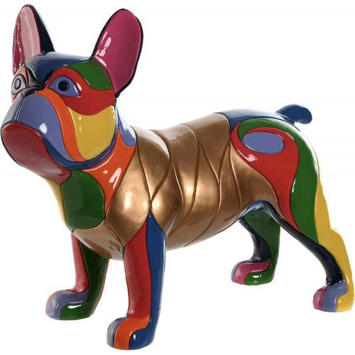 Statue Chien Coloré En Résine Pour Intérieur élégant