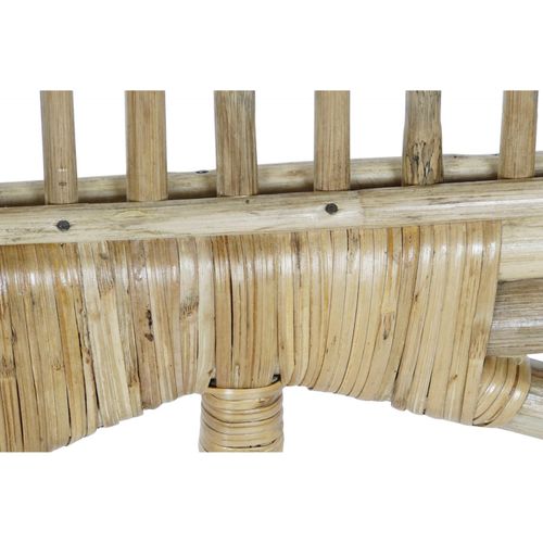Tête De Lit En Rotin Brun Pour Chambre Cosy