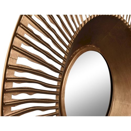 Miroir élégant Métal Couleur Cuivre Pour Intérieur Chic