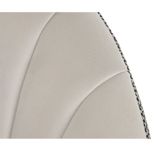 Fauteuil Chic Pied Doré Motif Pied-de-poule élégant