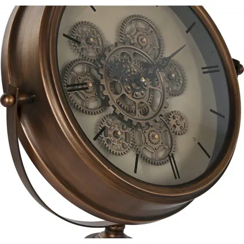 Horloge à Poser Design Doré Pour Une élégance Contemporaine