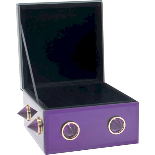 Boîte De Rangement Violette élégante