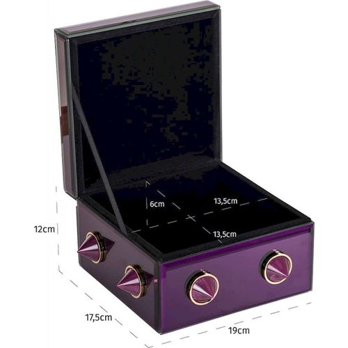 Boîte De Rangement Violette élégante