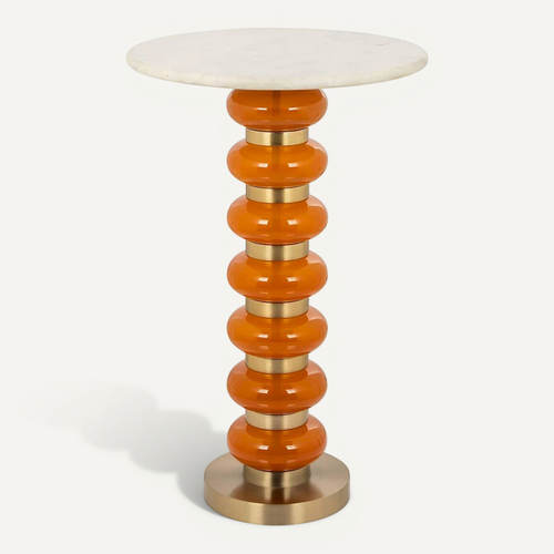 Table De Chevet élégante Orange