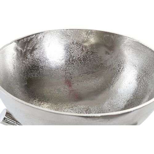 Centre De Table élégant En Aluminium Argenté