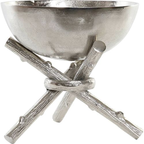 Centre De Table élégant En Aluminium Argenté