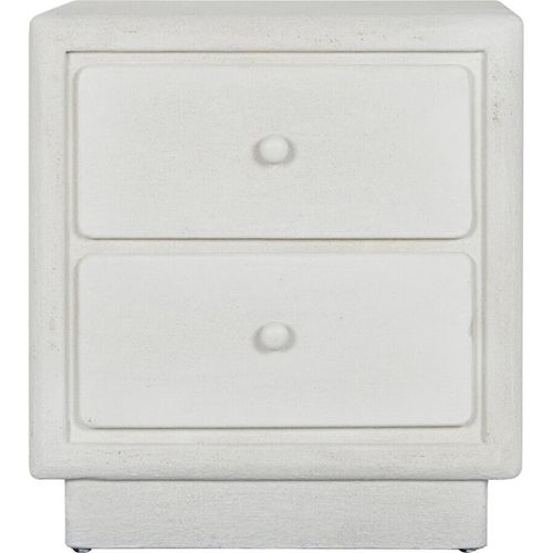 Table De Chevet Blanche Aspect Froissé Style Moderne élégant