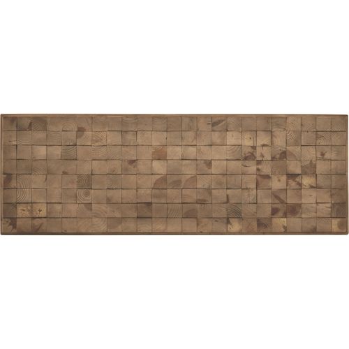 Tête De Lit Bois Naturel Effet Bloc Mural Prêt À Poser