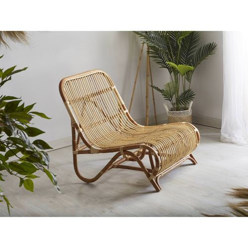 Fauteuil En Rotin Naturel Style Bohème Pour Salon Cosy