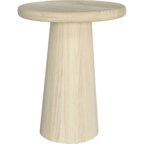 Table Basse Ronde En Bois Naturel Paulownia Design épuré