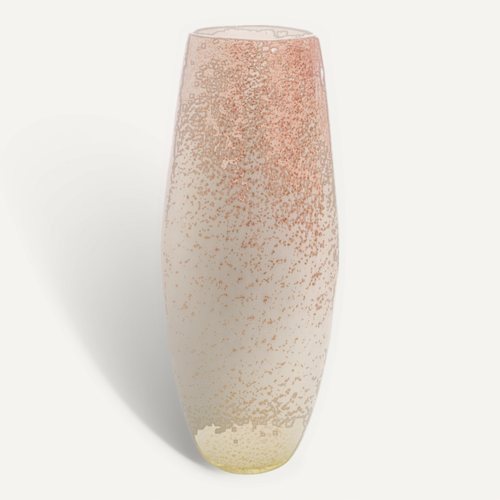 Vase Décoratif En Verre Rose Pour Une Touche élégante