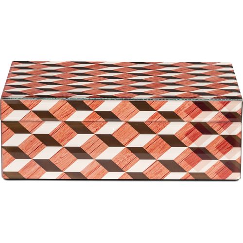 Boîte De Rangement Design En Verre Et Mdf Couleurs Multiples - Boite de ...