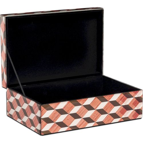 Boîte De Rangement Design En Verre Et Mdf Couleurs Multiples - Boite de ...