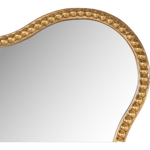 Miroir Mural Doré Design Ondulé Pour Décoration élégante