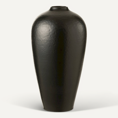 Vase En Céramique Noir élégant Pour Une Décoration Moderne