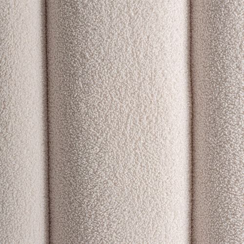 Tête De Lit Contemporaine Crème Finition Marbrée En Bouclé