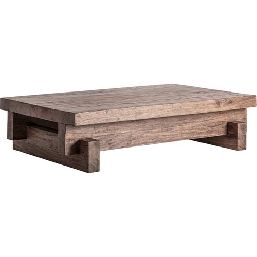 Table Basse Brutalist En Bois De Sal Style Contemporain Marron