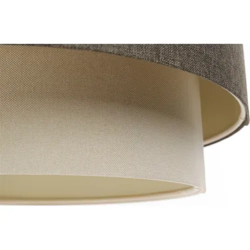 Suspension Boho élégant En Tissu Crème Pour Salon Ou Chambre D. 60 Cm - H35 Cm Beige