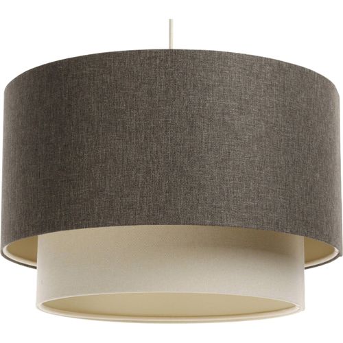 Suspension Boho élégant En Tissu Crème Pour Salon Ou Chambre D. 60 Cm - H35 Cm Beige