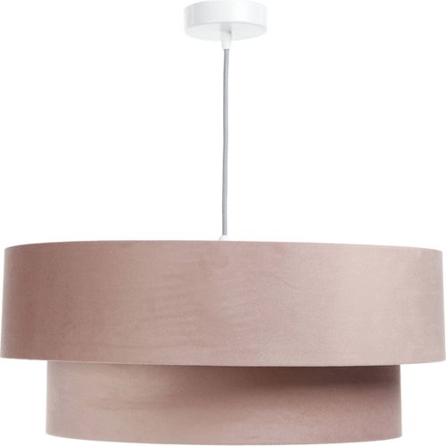 Suspension Douce Pour Chambre Enfant Tissu Rose Poudré Réglable D. 60 Cm - H21 Cm Rose