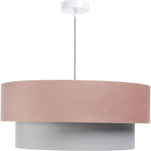 Suspension Douce Pour Chambre Enfant Tissu Structuré Rose Ou Gris D. 50 Cm - H21 Cm Rose
