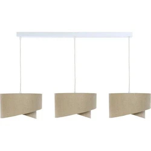 Suspension Boho En Jute Et Lin Style Naturel Réglable