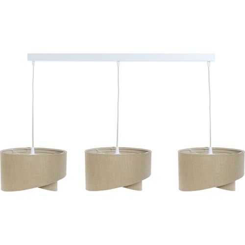 Suspension Boho En Jute Et Lin Style Naturel Réglable