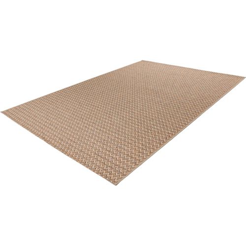 Tapis Tribal Multicolore Robuste Intérieur Extérieur 150 X 80 Cm Beige