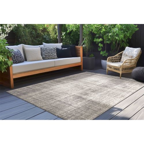 Tapis Argent Brillant Plat Et Résistant Intérieur Extérieur 150 X 80 Cm Argent