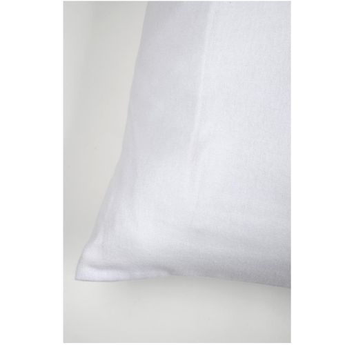 Douceur D'Intérieur – Federa 50x70 Cm In Mollettone Di Cotone Bianco Con Chiusura A Libro - 2