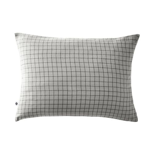 Taie D'oreiller Double Gaze De Coton 50 X 70 Cm Gaia Mixe Nuage
