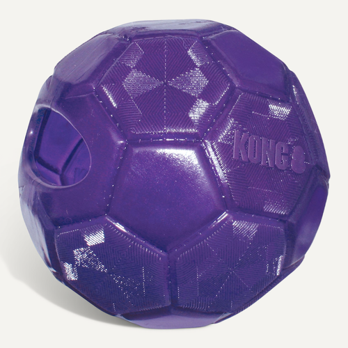 Jeu Kong Flexball Ballon De Football Pour Chien Pourpre