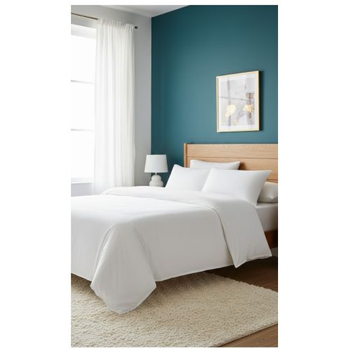 Housse De Couette 240 X 260 Cm Salomé Blanc