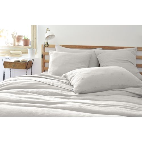 Taie D'oreiller Gaze De Coton 60 X 60 Cm Gaia Boho Nuage