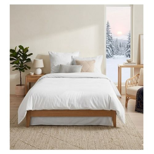 Parure De Lit 240 X 220 Cm Cocon Blanc