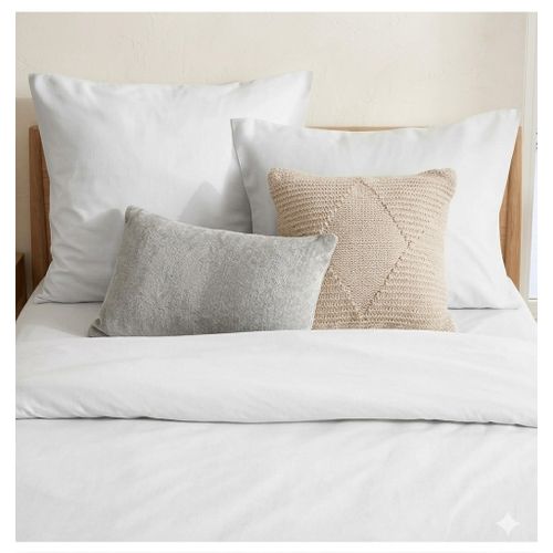 Parure De Lit 240 X 220 Cm Cocon Blanc