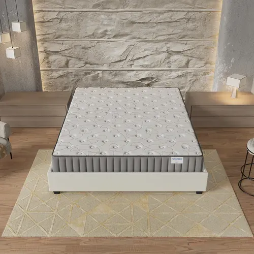 Ensemble 120x190 cm, Lit avec Tiroirs + Matelas mousse ép.16cm Accueil mémoire de forme