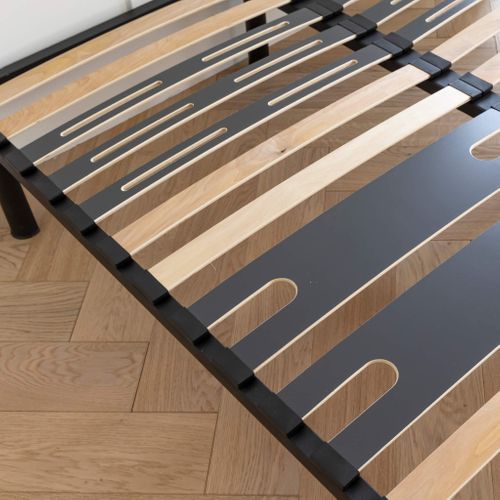 Sommier Cadre à Lattes Métal En Kit 5 Zones Morphologiques 140x190