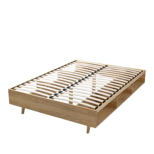 Lit En Bois Massif  Avec Rangements 160x200