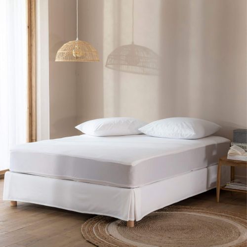 Pack Protège Matelas Et Protège Oreillers Bouclette Imperméable 140x200 Cm