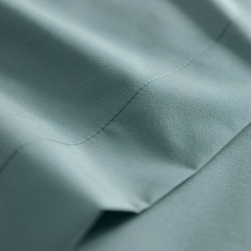 Taie De Traversin Coton Percale Bleu 90 Cm