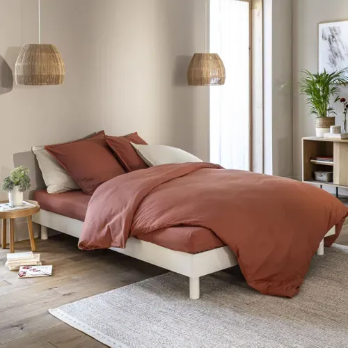 Sommier Kit En Bois Massif 13 Cm Blanc Cassé 140x190